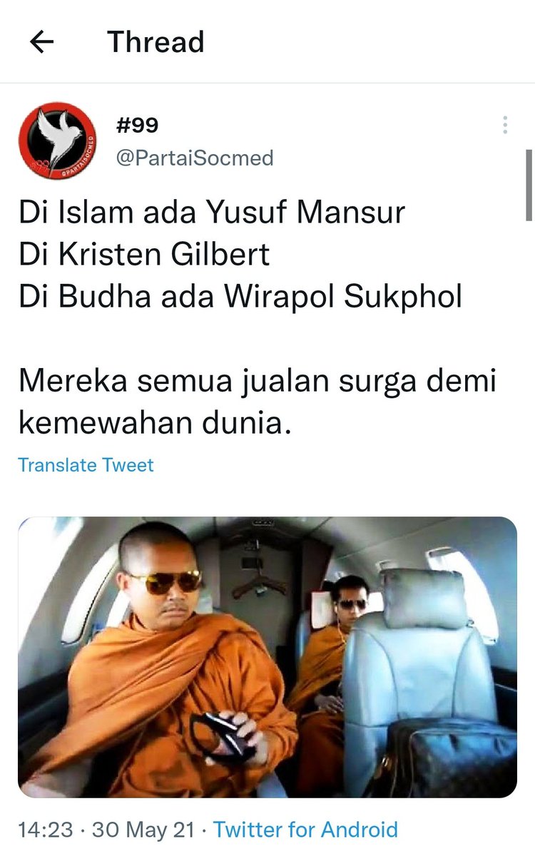 PartaiSocmed's tweet photo. Naini.. dulu kami pernah bilang Yusuf Mansur dan Gilbert itu tukang jualan surga demi kemewahan dunia. Lalu mereka ngomel2 pada kami. https://t.co/loCBa4CYF8