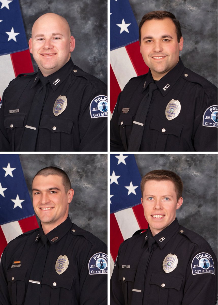 Please join <a href="/CityofKearney/">City of Kearney, NE</a> in congratulating these officers selected to be #firearms instructors for the <a href="/KearneyPolice/">Kearney Police Dept</a>.  #welldone !!!  #professionals