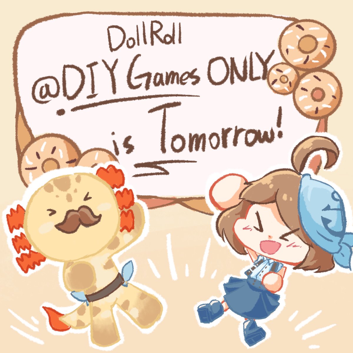 En_DollRoll's tweet photo. 【DollRoll @ DIY Game Only is tomorrow!】
🎉First revealed of the Doll’s Journey-Origin!🎉
Play games to get limited pendants or medals.
Please come and visit us!

Booth: M02
Link: https://t.co/LVh7kTDAA5

#unity
#indiegame https://t.co/Lj0u2wgHKU