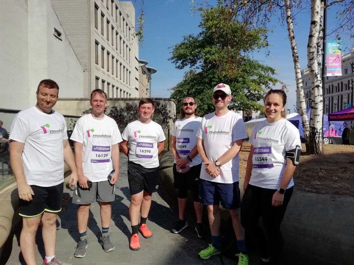 RoundaboutEmily's tweet photo. We have charity places in the #Sheffield 10k this year and we would love for you to join #TeamRoundabout! Don't miss out on our discounted places and sign up here: https://t.co/ZVfr6P0Owo
#sheffieldrunners #sheffevents #running #runningclub #parkrun #helpushelp #sheffrunners https://t.co/GwaG0eRDo7