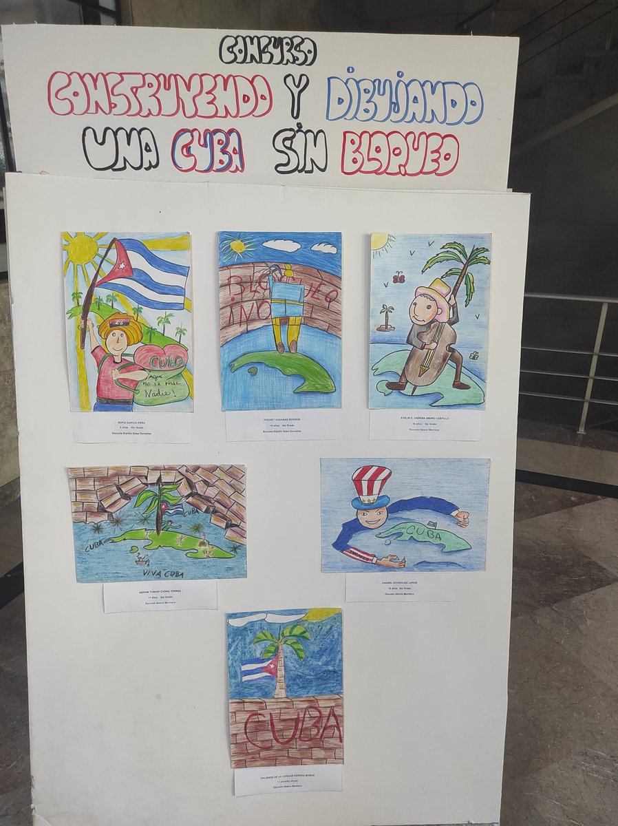 Con la presencia de @Misael82834031, Secretario del <a href="/SNTC_Cuba/">Sindicato Nac. de Trabajadores de La Construcción</a> de la Construcción, y <a href="/Amaury_MedinaM/">Antonio Amaury Medina Morante</a> Viceministro de la Construcción, se realizan las premiaciones del Concurso "Construyendo y Dibujando una Cuba sin Bloqueo", iniciativa del <a href="/CubaMicons/">Ministerio de la Construcción</a> de conjunto con el <a href="/DeGedic/">Puesto de Dirección GEDIC</a>