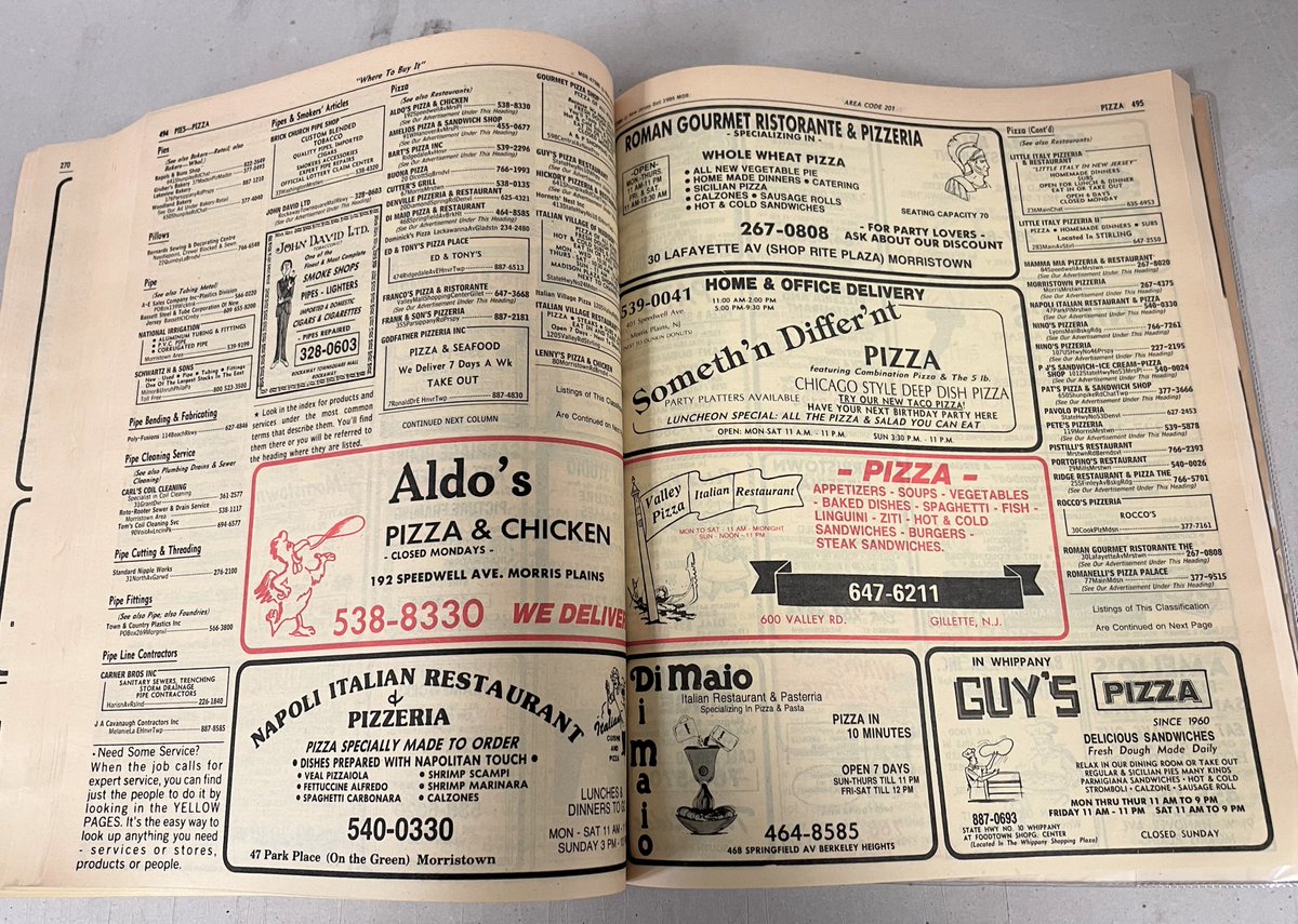 NJHistoryCenter's tweet photo. We recently acquired dozens of books from an anonymous donor who meticulously recorded the names and contact info of every man, woman, and business in town.
What could this person have been planning and why?? We may never know... #AprilTheFirst https://t.co/b5YZdwecK5