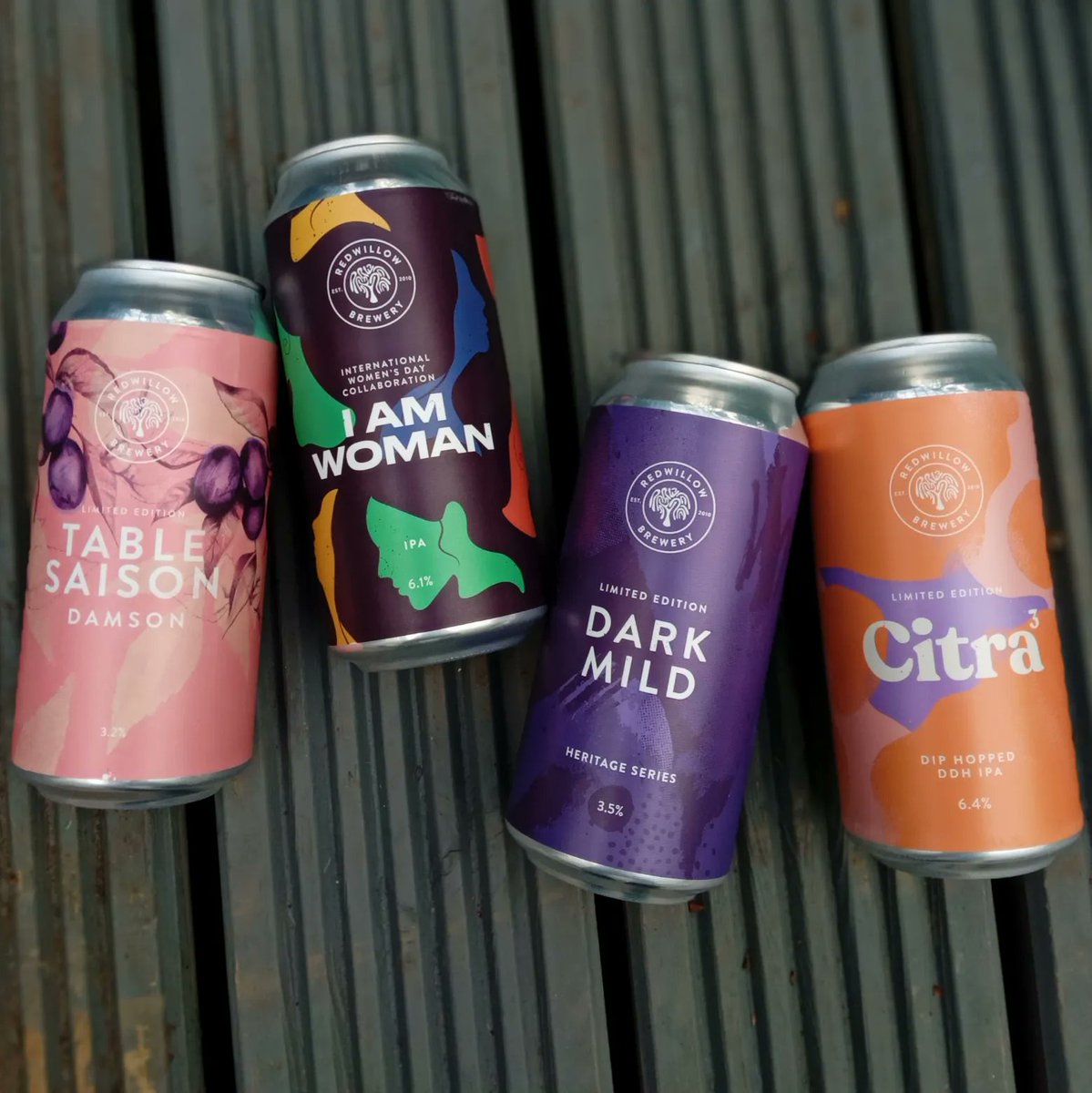 New Arrivals from <a href="/redwillowbrew/">Redwillow Brewery</a> 

Table Saison Damson 3.2%
Fruity Saison with a hint of tart funk

I AM WOMAN IPA 6.1%
Complex, dank, yet juicy

Dark Mild 3.5%
Flavours of chocolate and flapjack

Citra³ DDH IPA 6.4%
Tropical fruit bowl of flavours with a citrus punch.