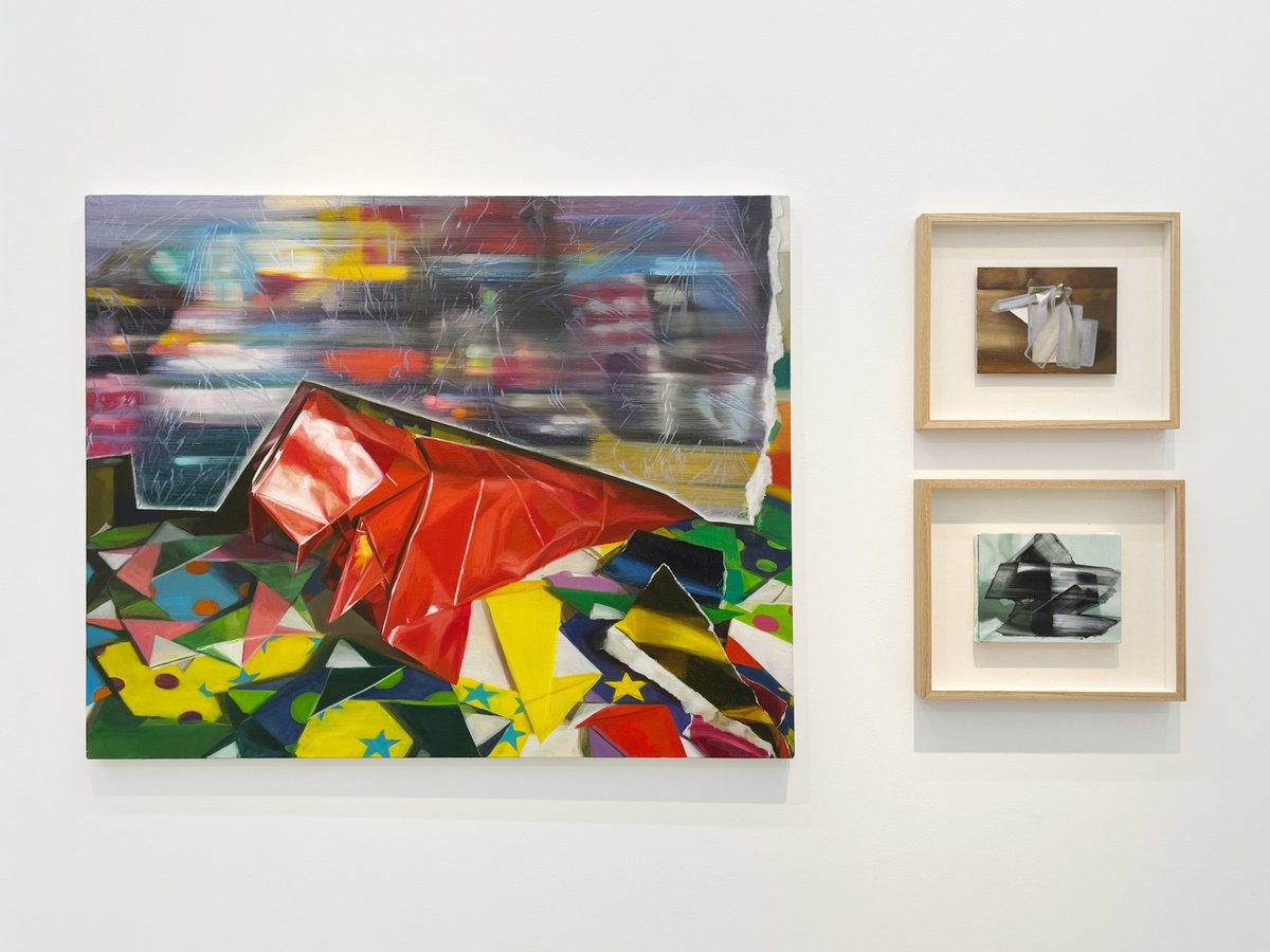 熊倉涼子さんの個展「Merkmale」を新富町のRED AND BLUE GALLERYで見た