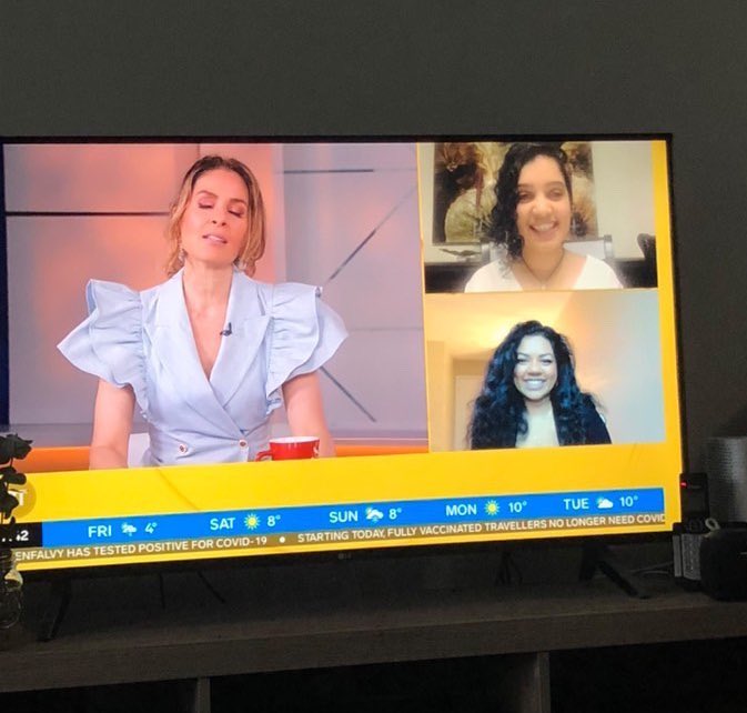 xonive_'s tweet photo. Catch us on @breakfasttv today??? We’re back!!! @FarwaFF &amp; I are excited to announce the return of our zoom sessions for Burnt Out Daughters! 

Our return zoom session is happening April 14th 2022. Sign up now! Fill our form to learn more! 
https://t.co/jXGUntGGEj https://t.co/LiwuMv3BGl