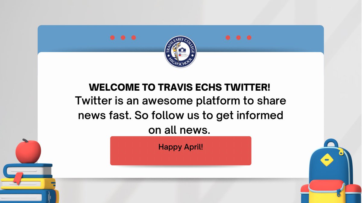 Happy April! We are so happy to use this platform to reach more of our community. Follow us to stay informed, get updates, and all the highlights of our school.