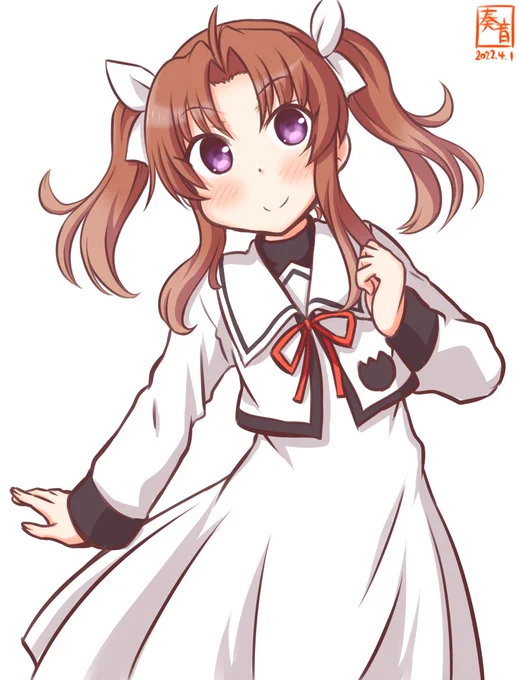 「改装陽炎型の威力、見せたげるから!いっけぇ～!」

#艦これ版深夜の真剣お絵描き60分一本勝負
#艦これ版真剣お絵描き60分一本勝負_20220401
#陽炎 