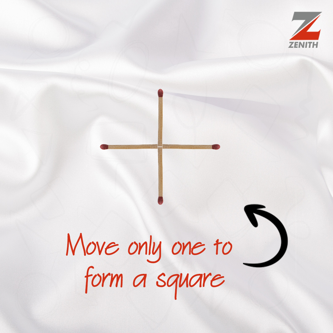 ZenithBank's tweet photo. Which matchstick should move? #Teaser #TGIF #Friyay https://t.co/2jVAOlSujj