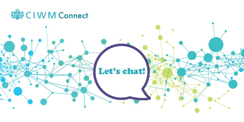CIWM's tweet photo. CIWM members have access to a vibrant virtual community where they can share ideas, advice, solve problems and above all connect with each other. We hope you enjoy being part of our online community here: https://t.co/eMR257px1P #CommunityCarriesOn #CIWMConnect https://t.co/ZqJ9oF6Nxd