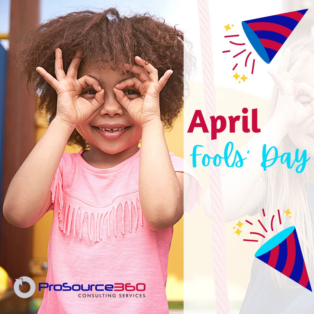 ProSource360's tweet photo. Now more than ever, it’s okay to have a good honest laugh and make people laugh. So, play the fool and lift a few spirits on this April Fool’s Day.
#aprilfools #aprilfoolsday #laugh #consulting #ProSource360 https://t.co/3tt3tkZZAM