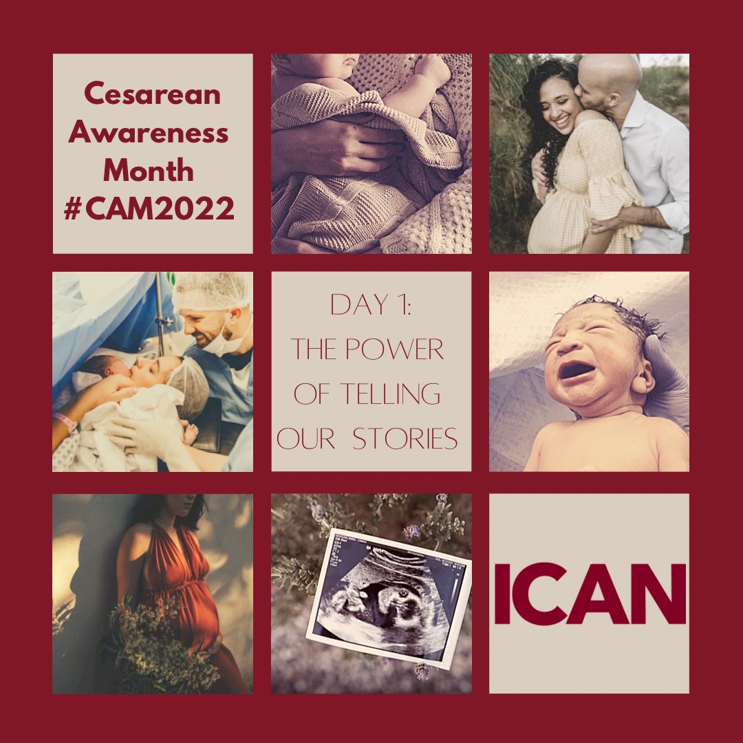 And so our first daily prompt is: The power of telling our birth stories. How does sharing your story help you heal? How does sharing your story help others? How does helping others help us heal? #CesareanAwarenessMonth #CAM2022

We’re looking forward to reading your thoughts.