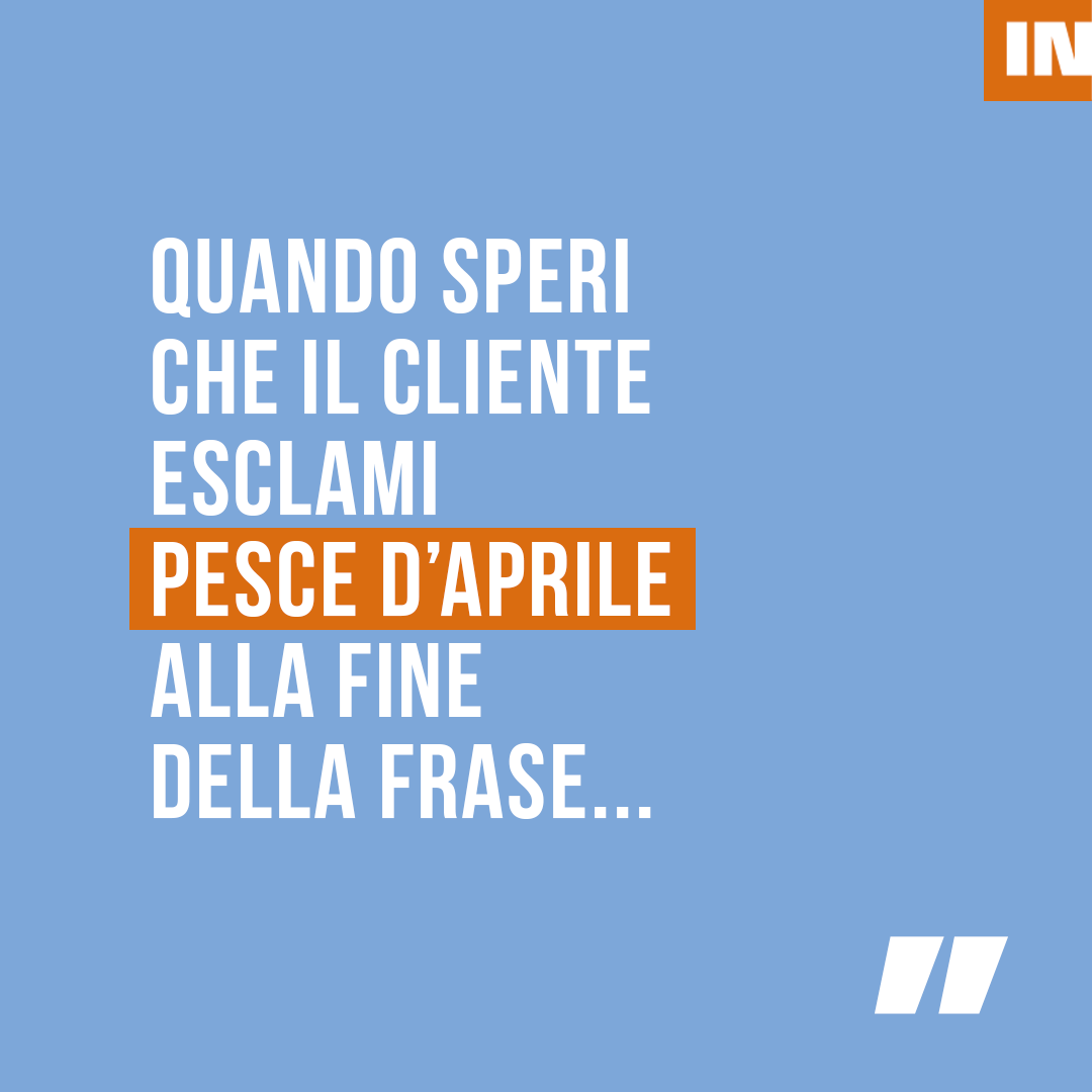 incoerenze's tweet image. Per fortuna, la cosa non ci riguarda perchè i nostri clienti sono i migliori... forse...🐟😜🎣🧡

#InCoerenze 
#ContenitoridIdee 
#pescedaprile