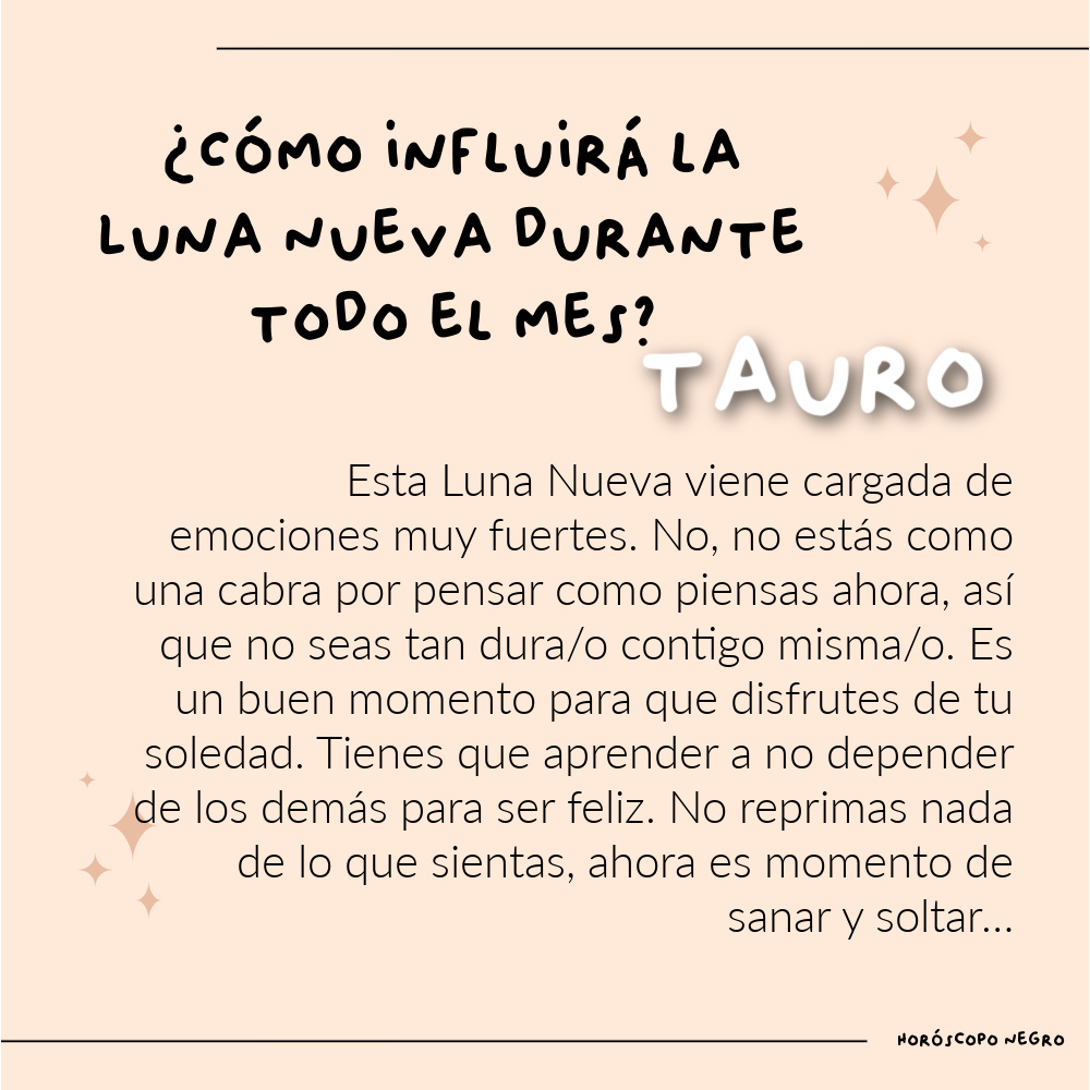 tauro_hn's tweet photo. ¿Cómo influirá la Luna Nueva durante todo el mes? ✨🔮✨ #tauro #horoscoponegro https://t.co/Pu1LwszFPt