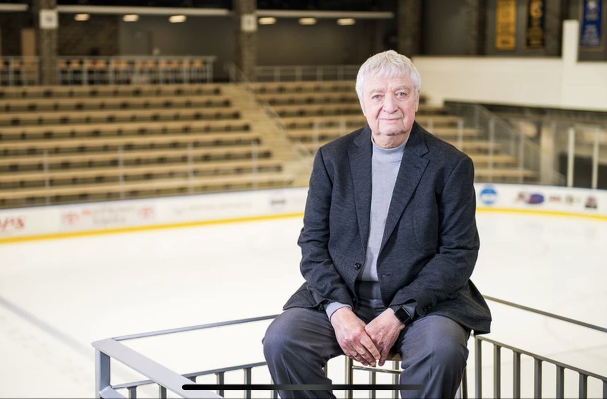 CharlesWaldorf's tweet photo. I photographed Rick Jeanneret a few years ago, and it was an amazing experience. I couldn’t help but tell him exactly where I was when May Day happened. I was 10, I was spending the night at my grandparents, laying on the carpet in-front of the Tv. The voice of the Sabres. #rjday https://t.co/KUnTfmx18Y