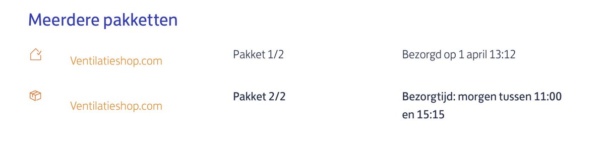 Are the work conditions at <a href="/PostNL/">PostNL</a> Belgium so poor the driver 'forgets' to deliver the second box, send from the same location to the same destination at the same moment ?