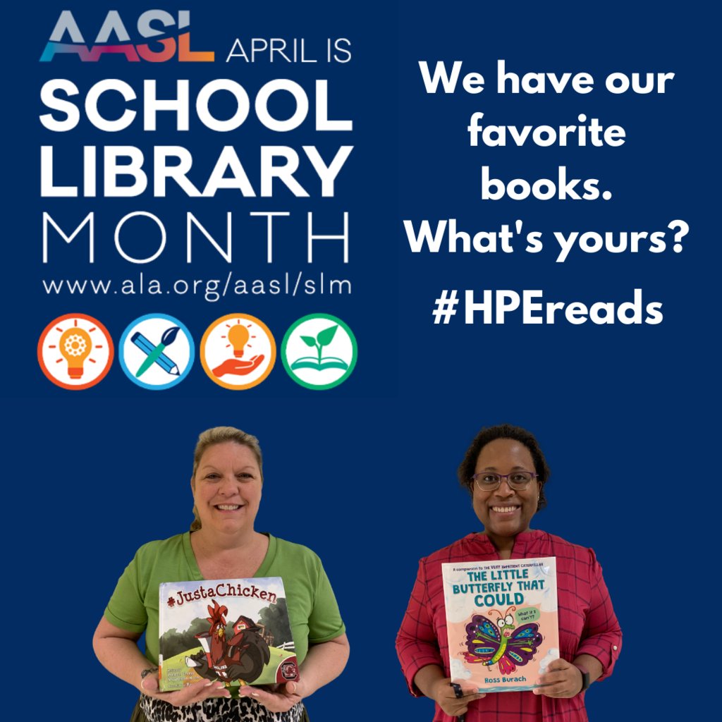 Did you know? Our library has more than 6,000 books! We have something for everyone! #HPEreads #SchooLibraryMonth
