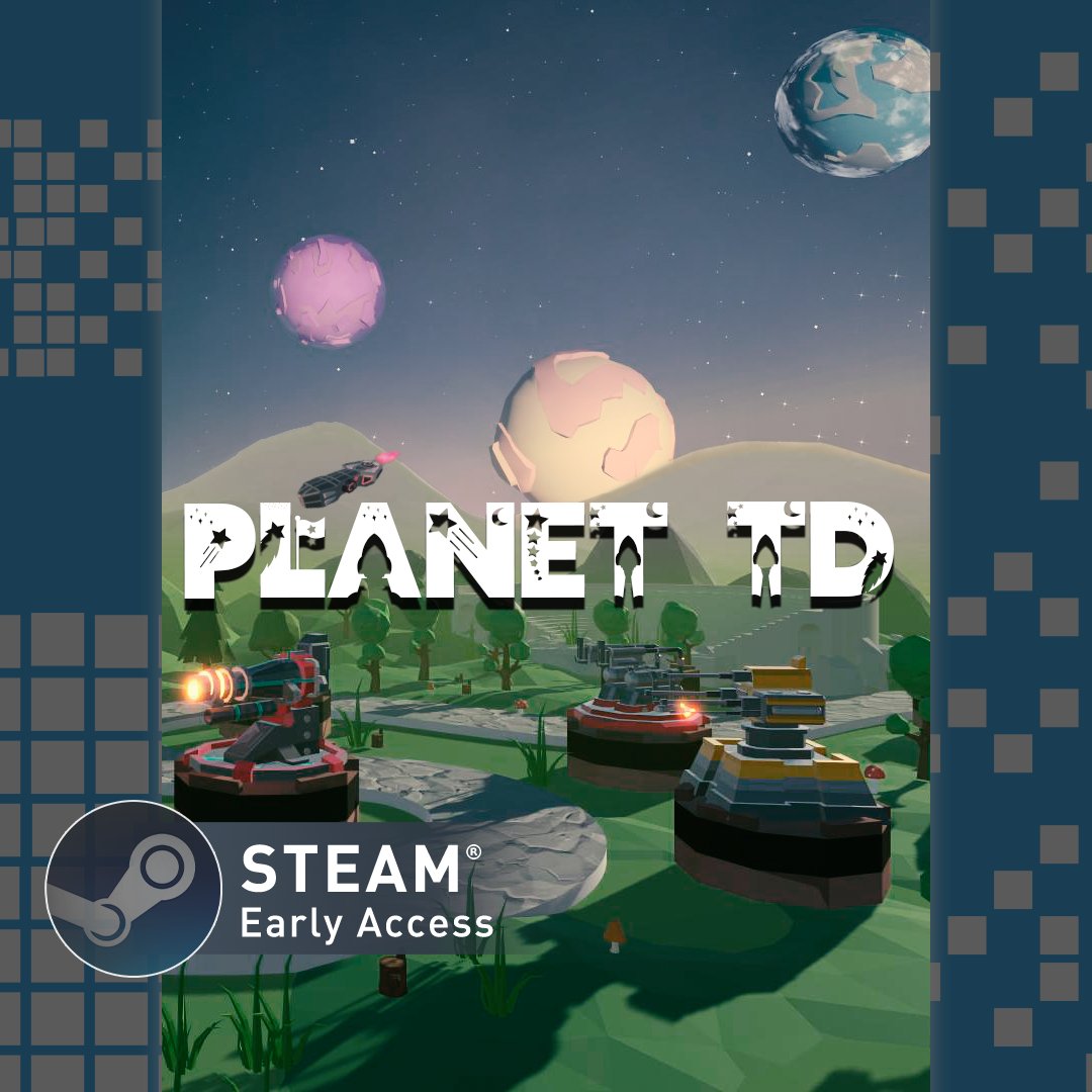 nextingametr's tweet photo. We are happy to announce that our game Planet TD entered early access on Steam. 🙌
https://t.co/PWYyEqDJbe
📢Planet TD will be available on 01/04/22 at 10:00 (PST).
#NextinGame #MDGames #PlanetTD
#Steam #gaming #unity
#Towerdefense #indiedev #IndieGameDev #indiegame https://t.co/iXp1k7cXm5
