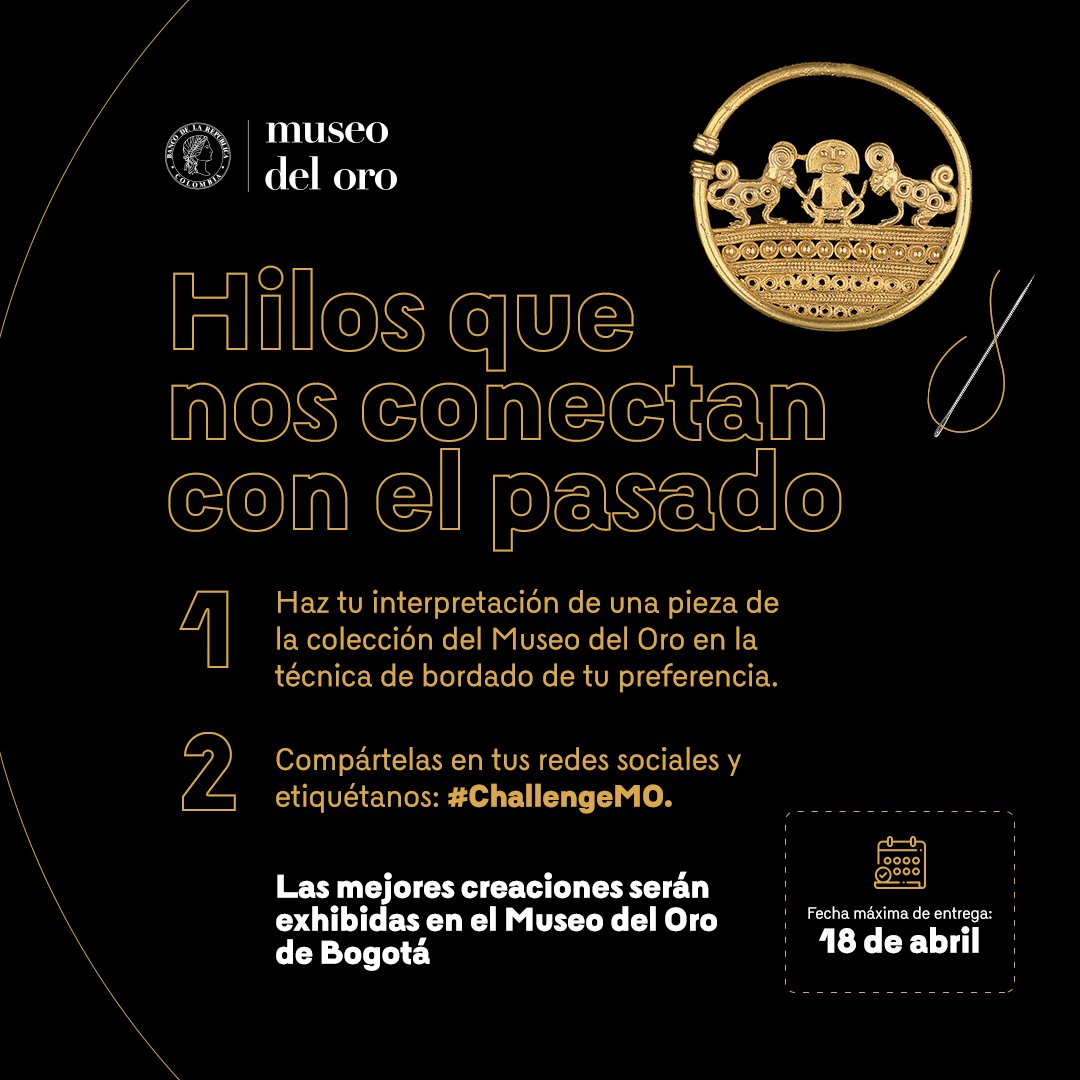 Banrepcultural's tweet photo. ¿Ya te enteraste del #ChallengeMO? 🧵
Puedes inspirarte en la pieza que más te guste. Visita las salas del Museo o encuéntrala en @googlearts: https://t.co/IrQdFlohjP
Etiqueta a tu amigo o amiga artista 🧶 https://t.co/3iITqVzJoN