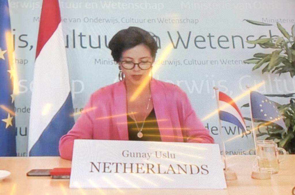 NLatCoE's tweet photo. "Especially in times of war and suffering on our continent – the Council of Europe has a vital role to play in defending, enhancing and promoting culture across Europe." 🇳🇱 State Secretary for Culture and Media @coe Conference of Ministers of Culture #StandWithUkraine️ https://t.co/kOsrj8SDuJ