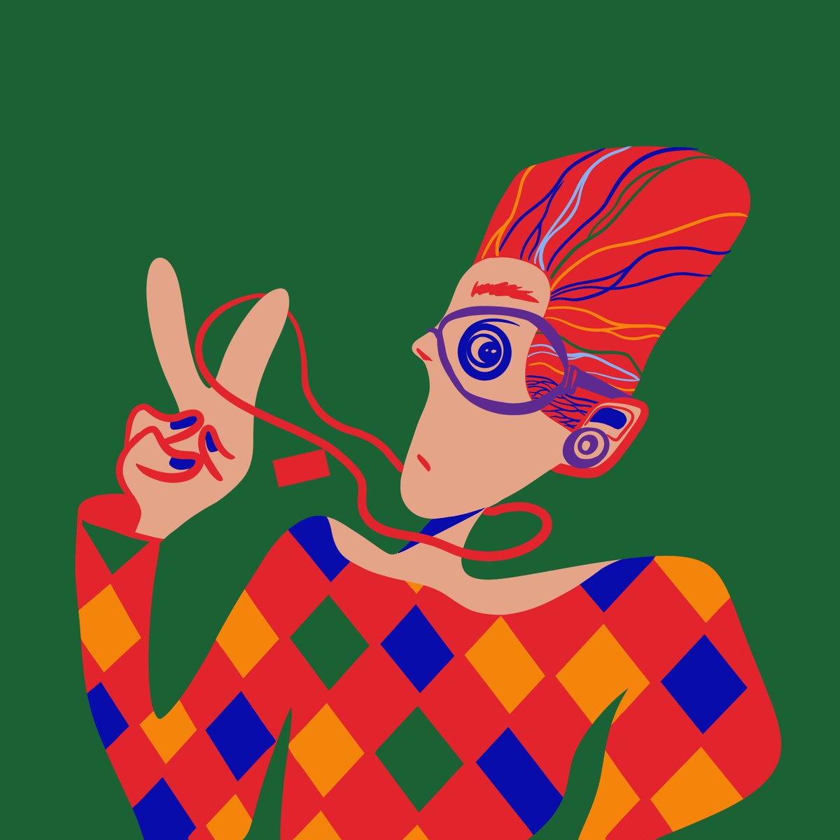 Funkyman6000's tweet photo. In this crazy concert, he gradually found himself.
Everyone is full of unique personality. When he wakes up from standardized social attributes, he can really express himself with his own personality. 
The first Funkyman. 
Welcome on board. https://t.co/7RniD8UsuQ