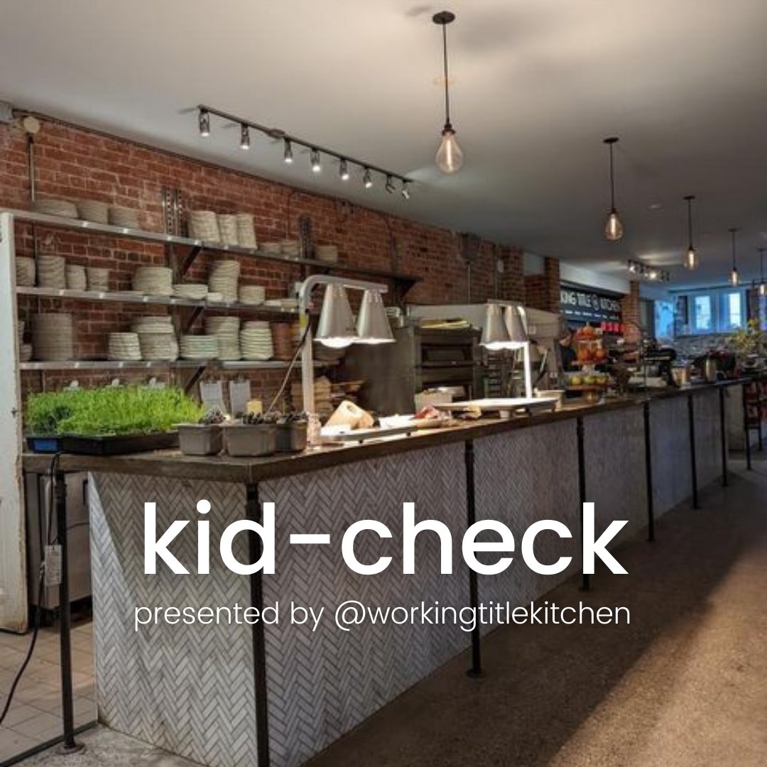 You work hard.

You're a mom. It's part of the deal, of course. 

But today let us take over watching your little one so you can have a meal out. 

Check-in your kid while you enjoy dinner. Just note KID CHECK with your reservation and the number of kids you're checking in.