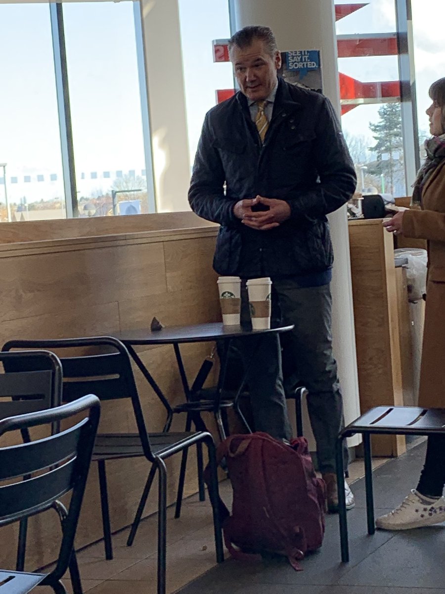 KittyKisaw's tweet photo. @Chrisitv I swear it was you I saw this morning at #Northamptontrainstation , can you please confirm I’m right? I hope you enjoyed your @StarbucksUK x https://t.co/DDRZDSJ4Kc