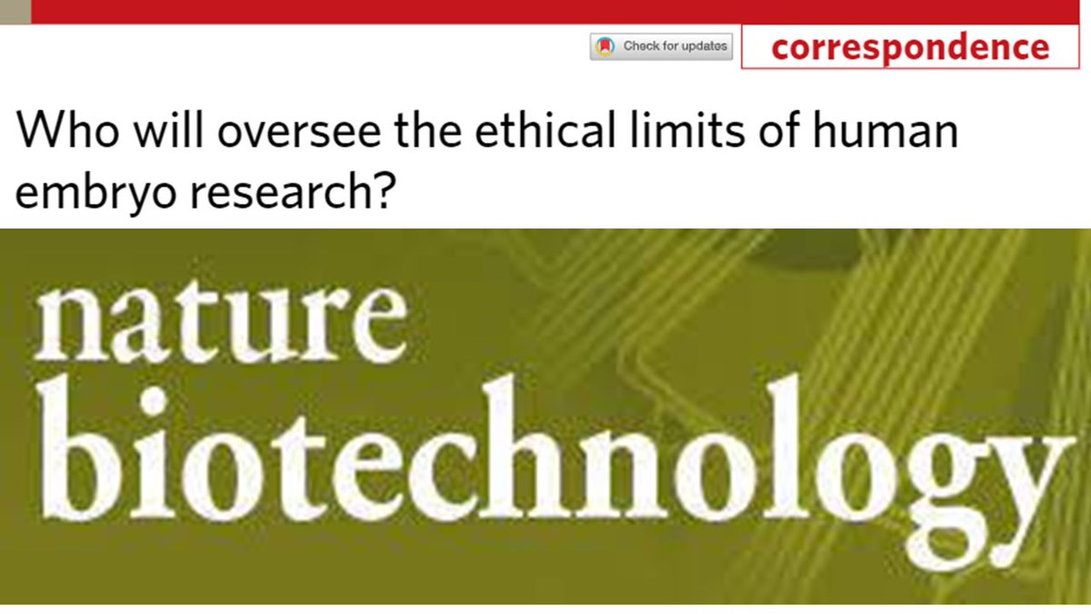 Delighted to post a recent paper co-authored with I. Glenn Cohen (Harvard Law School) on the evolving matter of human embryo research. The paper saw press in Nature Biotechnology. A challenging proposition.