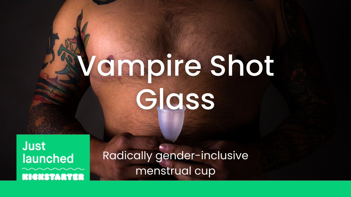 This is not an April Fools joke! 
You can now back Vampire Shot Glass on Kickstarter
kickstarter.com/projects/vampi…
#menstrualcups #lgbtownedbusiness