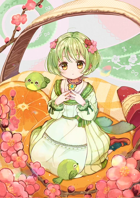 可愛いものを探して描いています🌸
#春の創作クラスタフォロー祭り 
#イラスト 
