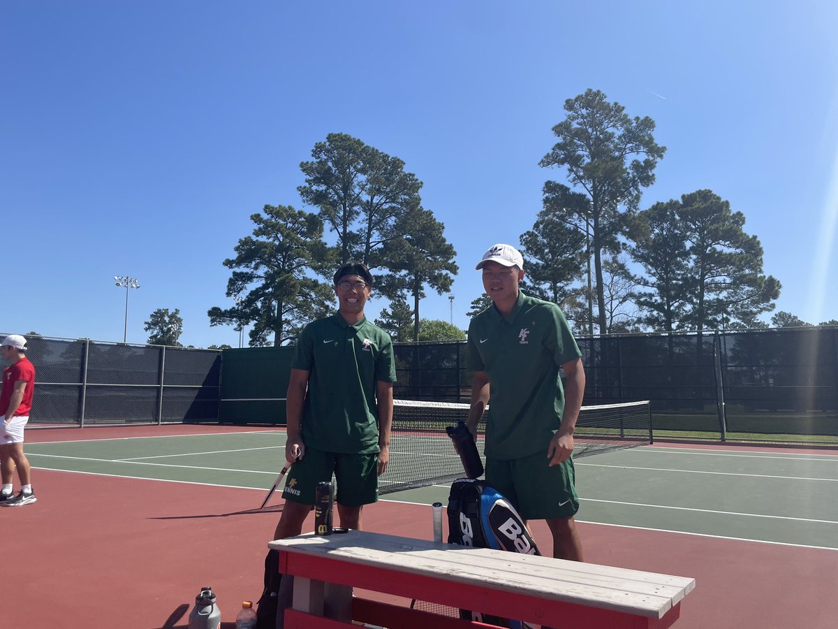 Incredible showing for KF tennis at Varsity district on a very long day and great performances from the whole team. We go back for the finals today in girls singles and a chance to move onto Waco for Regionals. Bring Home the Gold. <a href="/KleinForest/">Klein Forest HS</a> <a href="/AthleticsKF/">KF Athletics</a> #EAGLEUP