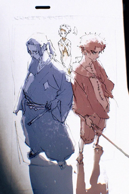 #サムライチャンプルー #samuraichamploo #doodle #落書き #fanart 