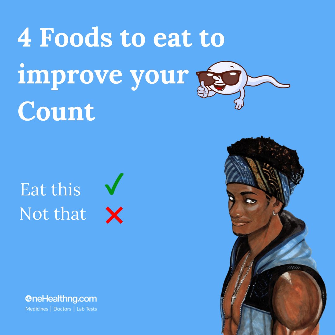 onehealthng's tweet photo. While certain foods may push you one step closer to fatherhood, certain dietary habits can block that.
So being your go to plug for healthy tips here are 4 foods that can help improve your sperm count and 4 foods that wont #OneHealthThread #malefertility
#fertility https://t.co/DGXqlThQl0