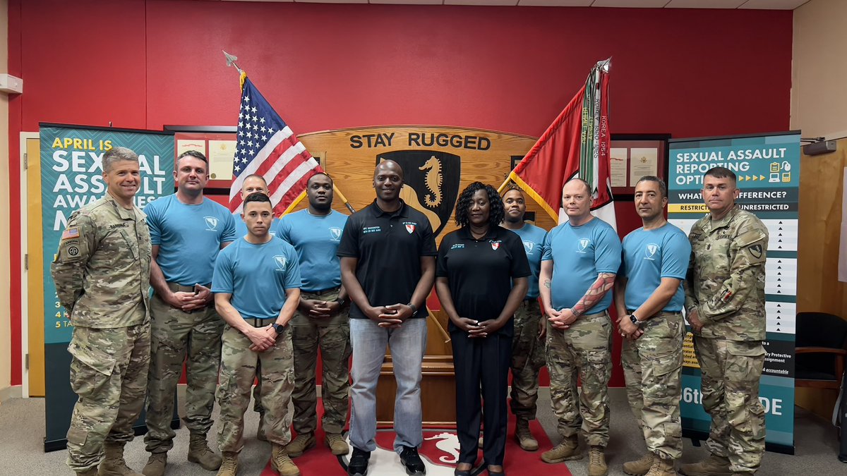 36thENBDE's tweet image. Sexual Harassment and Assault has no place in our Rugged Team and in our Army.

April is Sexual Assault Awareness and Prevention Month and we’re committed to eliminating this destructive behavior in our formations and empowering survivors. 

#StayRugged #SAAPM 
@USArmy @iii_corps