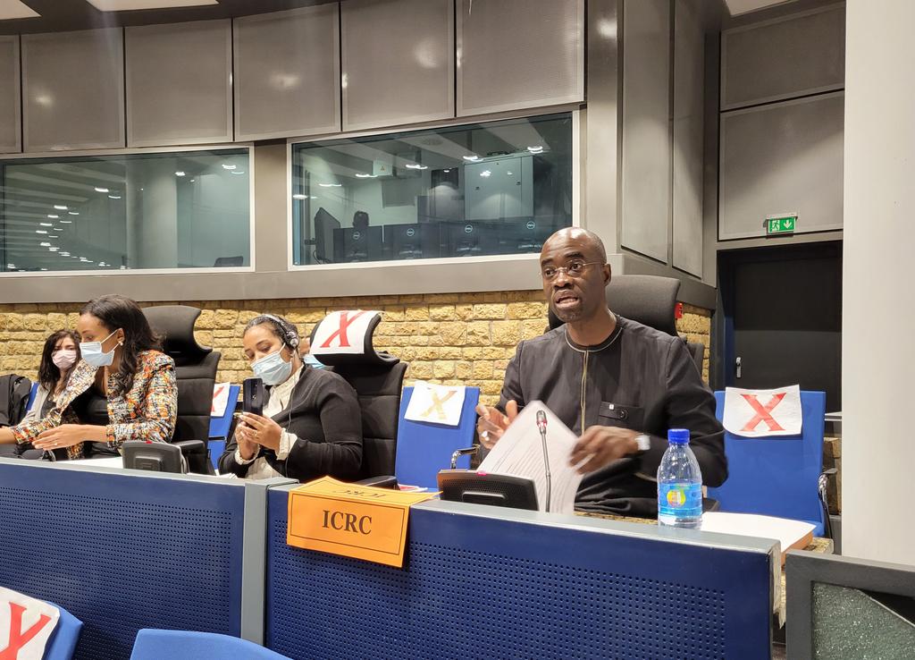 AUC_PAPS's tweet photo. #AUPSC expresses appreciation to partners for their continued support to the effective implementation of the #OttawaTreaty, while expressing concern over the continued production, use and illicit  transfers of #landmines and improvised #explosivedevices. https://t.co/6a7du3IEBV