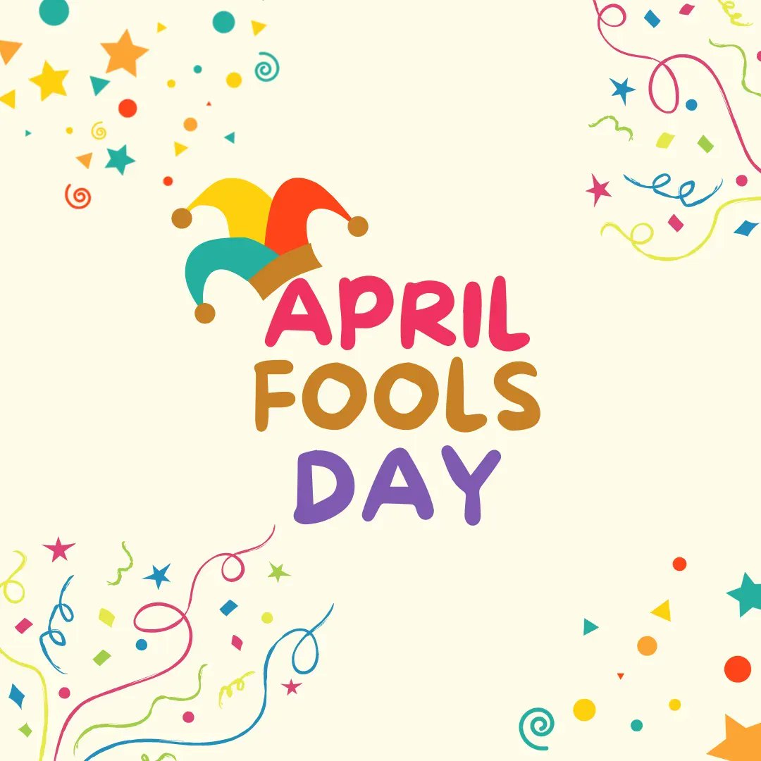 Happy April Fools! We hope everyone enjoys a day filed with kind, lighthearted fun! 💙