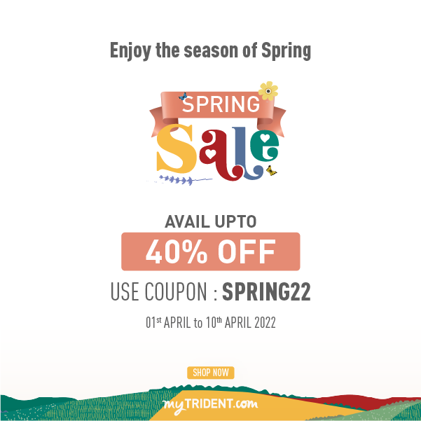 myTRIDENThome's tweet photo. Spring season says hello!🌷🌿
Welcome the beautiful spring season with our Spring Sale. Up to 40% off on beautiful home fashion only on https://t.co/2SLx3UOimp.
The sale ends on 10th April.
Hurry up, shop now. 🛍️
#myTrident #loveforhome #springsale #springseason #homedecorsale https://t.co/60nqbqvplQ