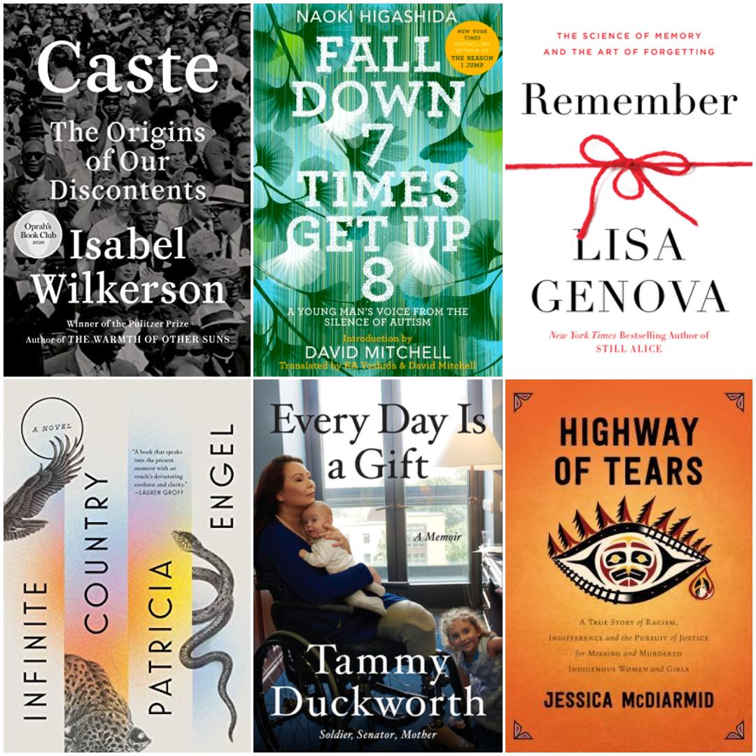 minervathai's tweet photo. #Books read in March: 24. Top picks are: Caste, Fall Down 7 Times Get Up 8, Remember, Infinite Country, Every Day is a Gift, and Highway of Tears.

So many other really great ones this month though - see titles in the images!

#neverstoplearning https://t.co/xHvlVbkM8c