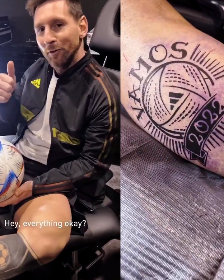 El de Lionel Messi con la pelota del Mundial que revolucionó las redes sociales: ¿real fake?