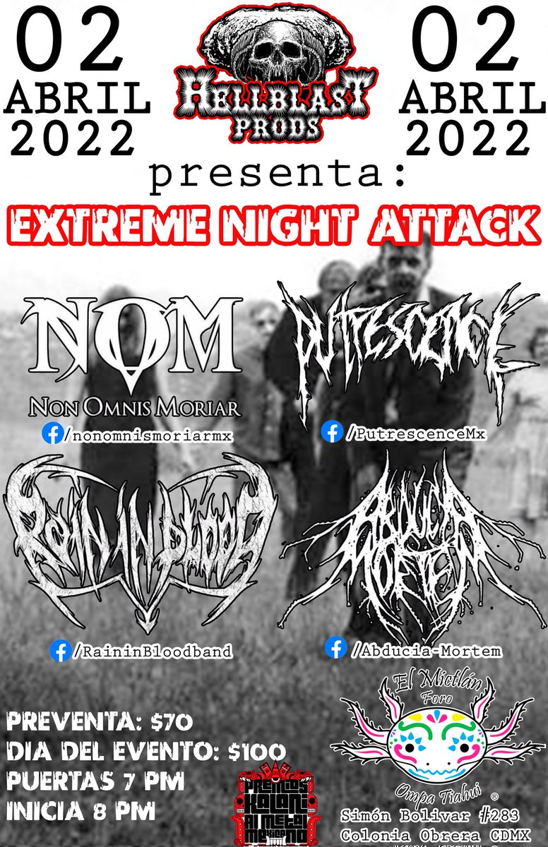 HellblastP's tweet photo. Hoy último día de preventa $70 consíguela enviando mensaje a esta página o al face #HELLBLASTHELLBLAST mañana nos vemos!! #ExtremeNightAttack @PREMIOSKALANI @luisskatebass @Katz_MX @OmnisMx @Torotavros @MininaLofar https://t.co/1O8YOXmTau