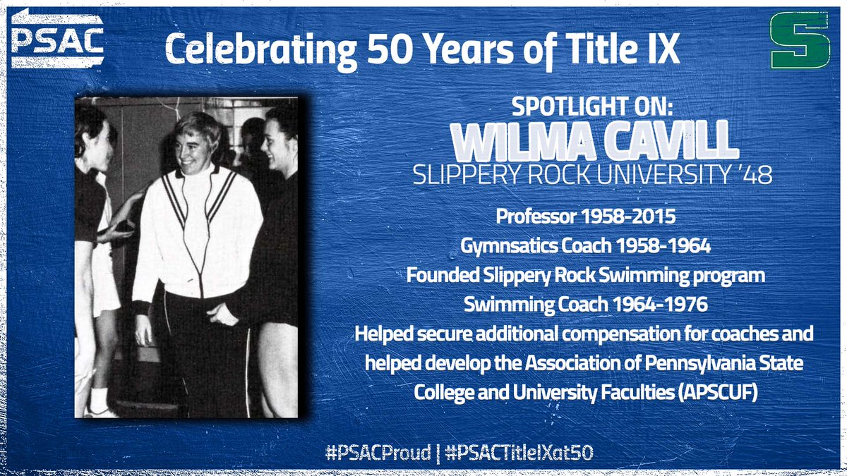 PSACsports's tweet photo. Continuing our #TitleIX celebration with Wilma Cavill!
@Rock_Athletics
#PSACProud
#PSACTitleIXat50
#TitleIXat50 https://t.co/g98s3IjdUN