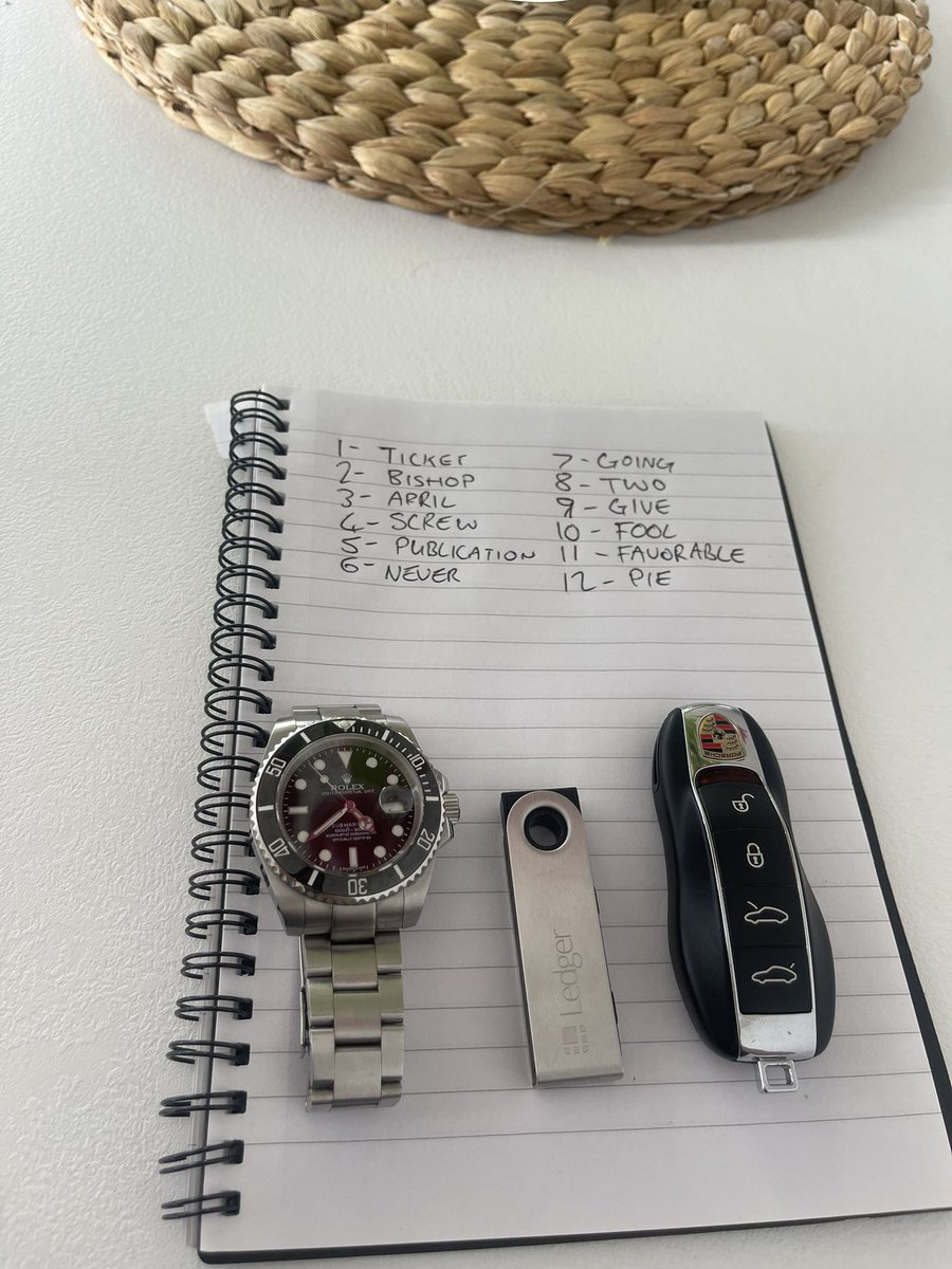 bissbtc's tweet photo. #Giveaway - for a chance to win a rolex + ledger with money on + Porsche

Guess how much is on the ledger correctly

Just retweet &amp; comment your guess for a chance to win! https://t.co/p1rhXBVftG