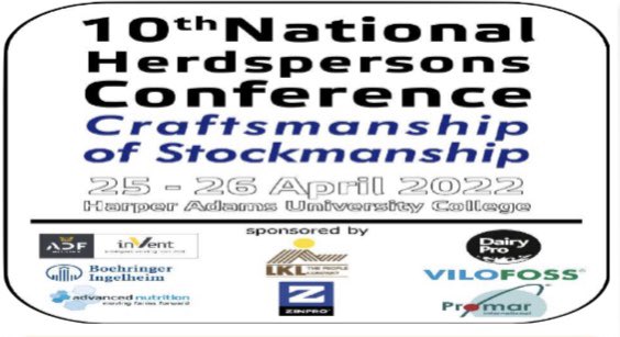 Spaces limited. Book your place at 10th <a href="/LKL/">Laura K Lawless</a> National Herdspersons Conference. 25-26 April. shortturl.at/uDO06  #teamdairy #alwayslearning #careerbuilding
