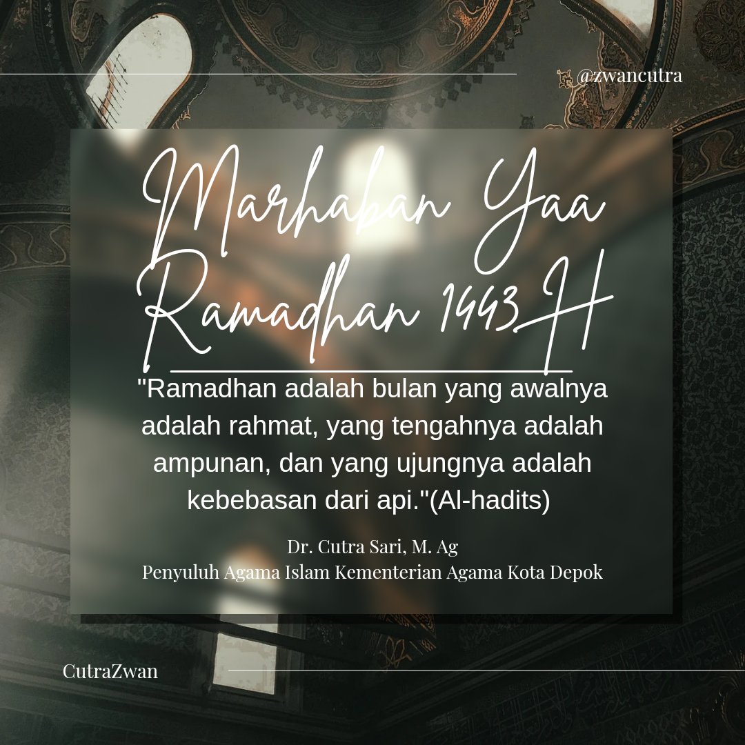 SariCutra's tweet photo. Selamat datang bulan Ramadhan, bulan yang mulia penuh ampunan. Semoga kami dapat memuliakanmu sebagaimana Rasulullah SAW memuliakanmu. https://t.co/iItIo0n4F2
