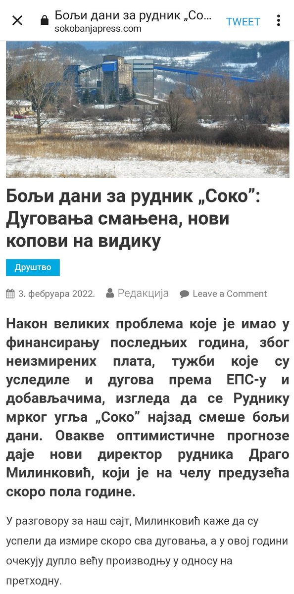 JelenaMKandic's tweet photo. Prava priča o #SokoRudnik.
Šta sad @predsednikrs @avucic cc @SerbianGov @SerbianPM cc @MiningEnergyRS?
To ona priča o #ZlatnoDoba?
KO & ZAŠTO čačka #Rtanj #Ozren & #Rujišnik?
To #RioTinto & @adv_djukanovic traže litijum i radioaktivni stroncijum?
#RudnikNećeProći⛔⚒🏭⚒⛔ https://t.co/6Zy33Dub94