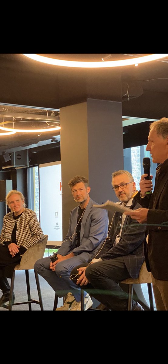 LucDeBodt's tweet photo. Interessant debat @hrmagazinebe met oa Wim Adriaens @vdab_be, @miekedk @DDucheyne over AI in HR (en beyond). Long story short: AI is bijzonder matuur qua augmented insights (AI) of intelligent assistance (IA). Maar human+process+technology makes better decisions @AE_NV https://t.co/21C1pSsYpz