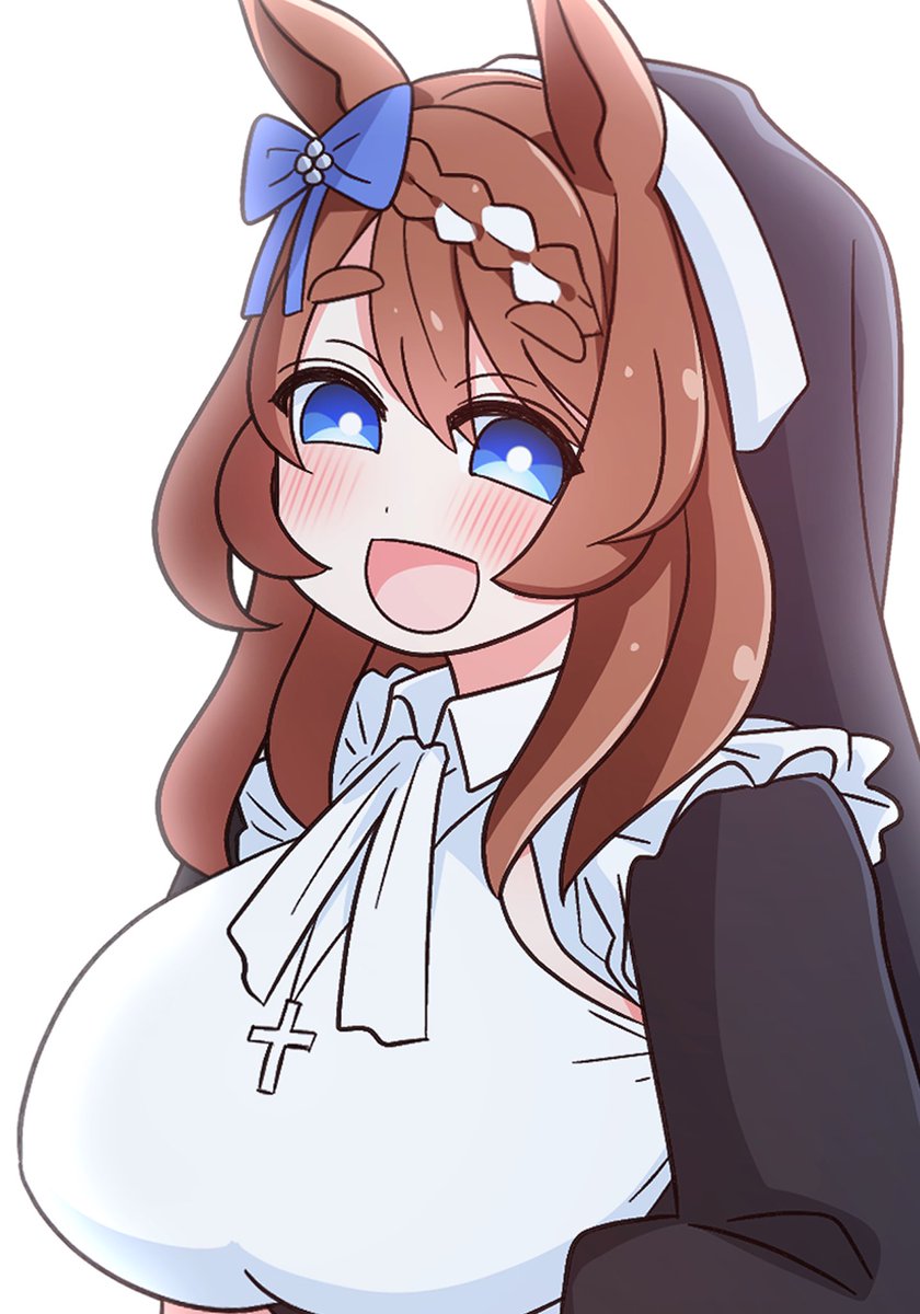 スーパークリーク(ウマ娘) 「記念シスタークリーク レタッチ再掲 」|怪人デベソのイラスト