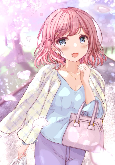 「お待たせ🌸」
#お花見 