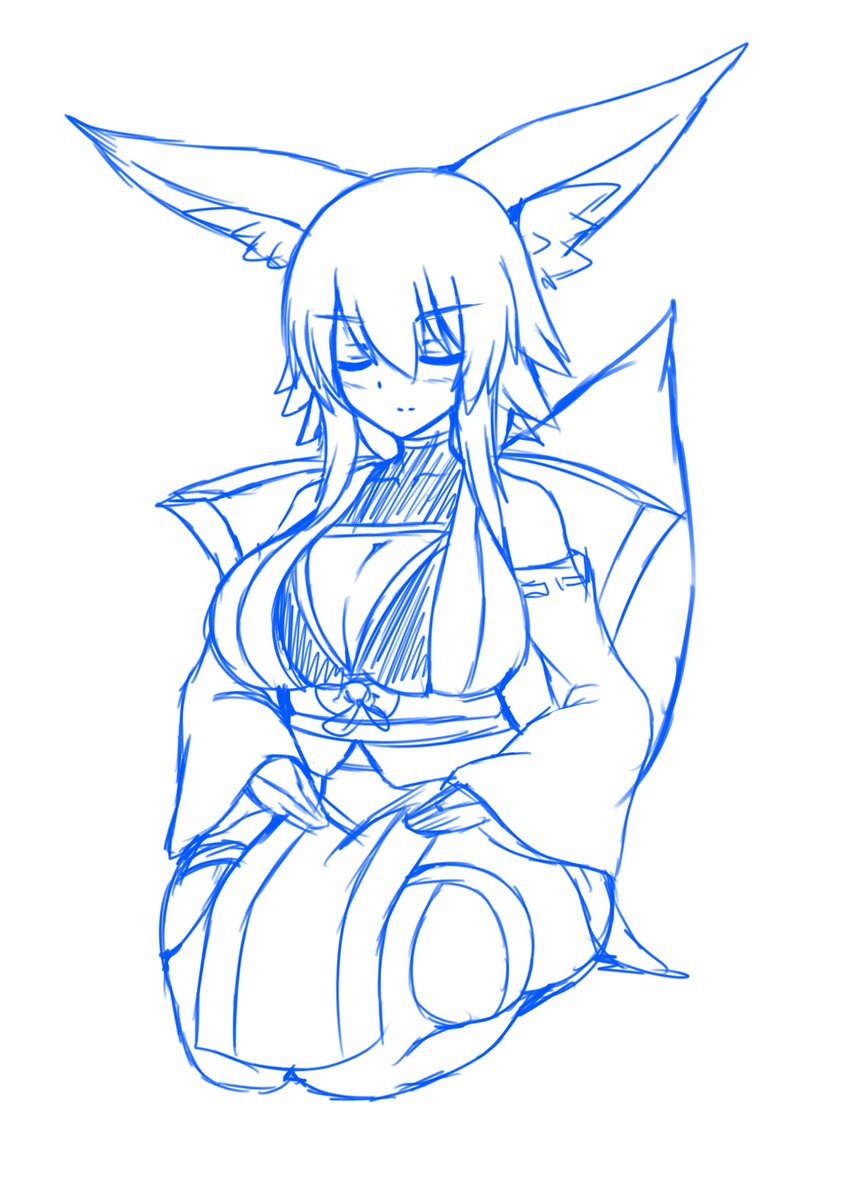 煩悩を払うヨーコさん 