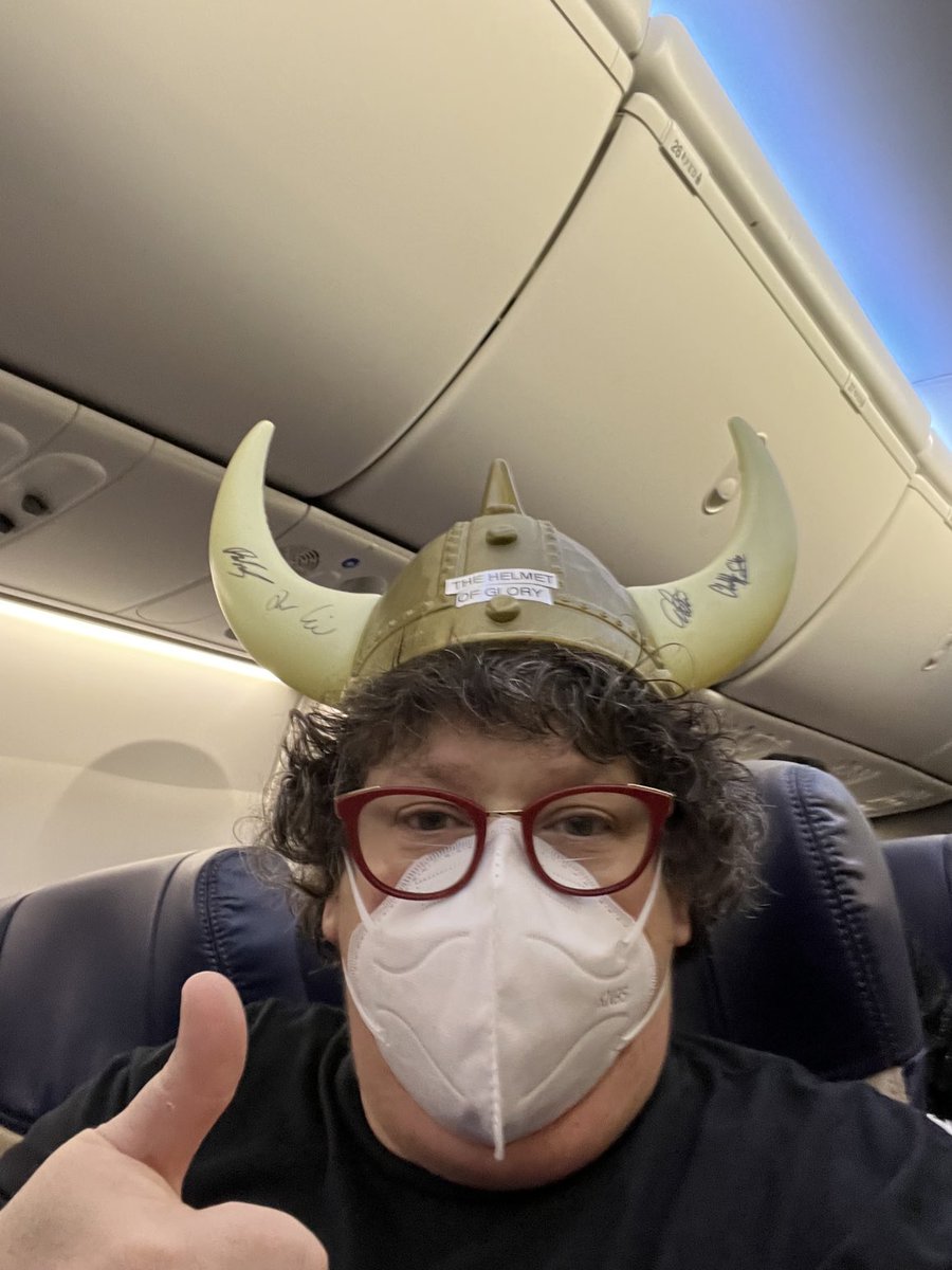 MaxwellMaria's tweet photo. On my way to Vegas with the helmet of glory#curling#columbuscurlingclu https://t.co/8DCC9dL6wn