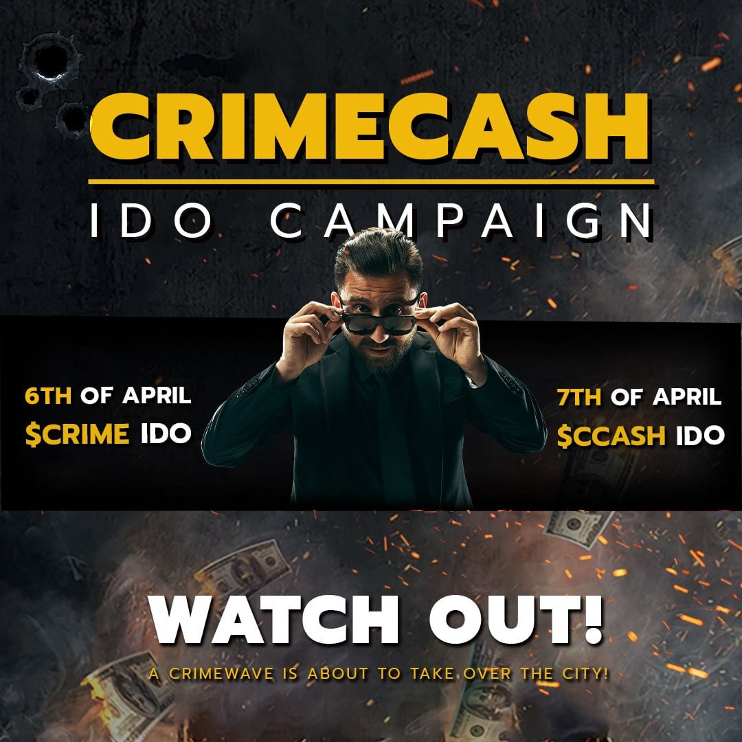 📣#CrimeCash #airdrop is live now!

🎉Total for airdrop: $5,000 worth of CCASH

👉Use our airdrop bot in Telegram: t.me/CrimeCashBiz_b…

🗓 Airdrop End: 8th April
🗓Airdrop Distribution: within 72 hours after TGE <a href="/airdropinspect/">Airdrop Inspector</a>
